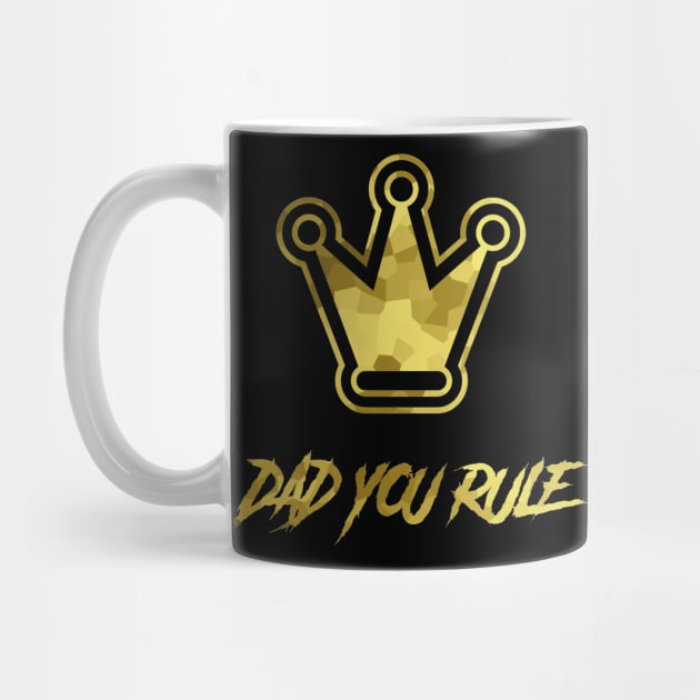 DAD Rules Gold Crown by SartorisArt1